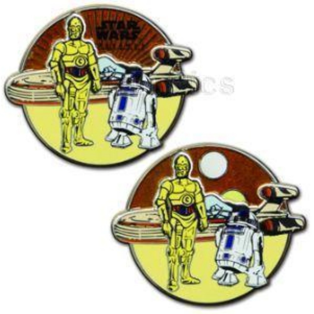 Disney Pin Star Wars Weekend 2012 Annual Passholder C-3PO & R2-D LE 90409 WDW